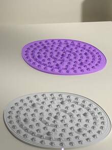 家用足部指压按摩垫 - 超痛圆形足垫，趾压板，超大尺寸 - 彩色 - 查看 8