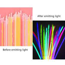 50/20 unidades Barras luminosas, decoración de fiesta fluorescente, collares y pulseras luminosos de fiesta neón, suministros perfectos para fiestas - Multicolor - Ver 4