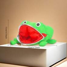 Plush Frog Coin Wallet Anime Wallet Halloween Role Playing Theme Party Gift For Women Wallet Mini Wallet Purse Wallet