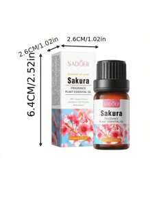 1/3/6 Piezas x 10ml Aceites esenciales de aromaterapia, hasta 40 aromas, fragancia natural duradera, fresca y encantadora, adecuada para habitaciones, interiores y exteriores, citas, fiestas, reuniones, vacaciones, hogares, oficinas, regalos ideales para familiares y amigos