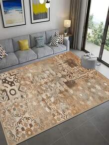 1 pièce Tapis motif de vignes et fleurs de conte de fées, convient pour tapis décoratif, décoration de chambre, petit tapis, tapis, décoration pour la maison, tapis de salon, petit tapis de salon, tapis de chambre, décoration de maison de salon, tapis d'extérieur, tapis lavable