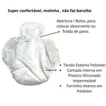 My Little Star Kit 2 Protetores Fralda Geriatrica Plástica com Absorventes - PP - Visão 9