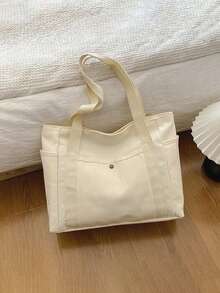 1pc Customized Embroidery Name Tote Canvas Bag, Commute Versatile Student Shoulder Bag, Large Capacity Laptop Tote Bag, Fashionable Crossbody Bag, Casual Travel Handbag, Independence Day Pattern Birthday, School Supplies, For Teenagers, Junior High School Students, Middle School Students, High School Senior High School Students, College Students, University Students, Freshman, Sophomore, Underclassmen,Delicate Romance,Bags & Luggage,Customized Women Shoulder Bags - Multicolor - View 16