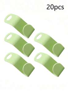 30 Pieces Of Mini Hangers Are Suitable For Wardrobe Connector Hooks, Stacked Plastic Wardrobe Coat Storage Racks, Thickened Plastic Connecting Buckle Hooks, Suitable For Various Types Of Hangers, Used For Wardrobe Organization, Connecting Hangers, Can Be Used In Stacks, Smooth Workmanship, New Material PP Material - White - View 8