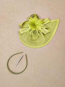 1 Stück fächerförmiger Tee-Party Fascinator Hut für Frauen, Kentucky Kopfbedeckung Derby Pillbox Kirchenhut für Cocktail Hochzeit, Haaraccessoires, kleine Hüte, Mini Fascinator, Mini Mütze
