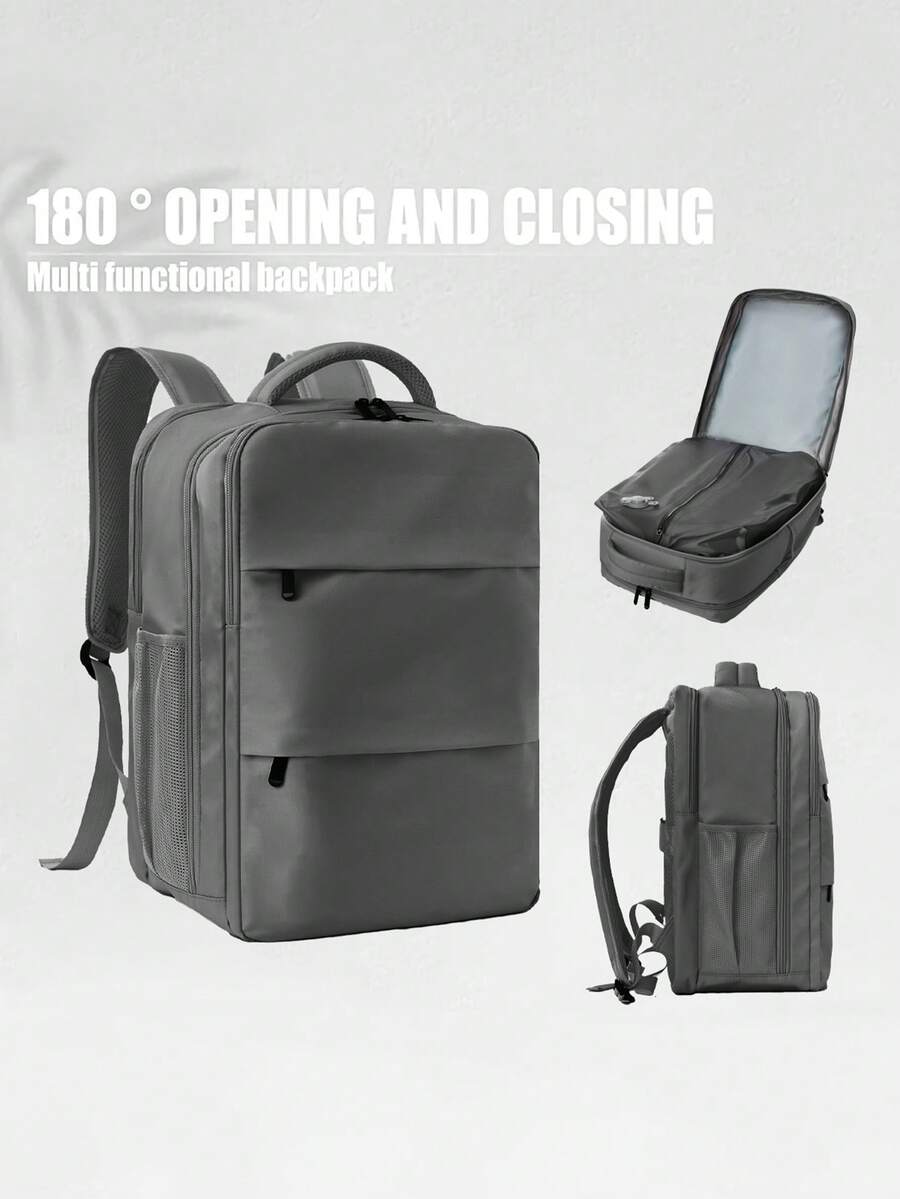 1 Piece Intelligent Vacuum Compression Large Capacity Lightweight Backpack Efficiently Saves Space And Protects Items Multifunctional Travel Backpack Luggage Bag/Outdoor Backpack Suitable For Hiking, Camping, Vacation, Business Trips And Daily Commuting For Men And Women Travel Essentials Travel Accessories Travel Bag Vacation Holiday Back To School School Stuff Packing Cubes Dorm Room Essentials College - Multicolor - View 1