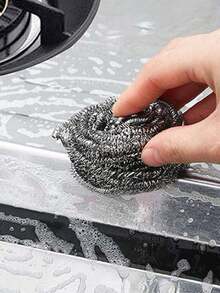 6 件/12 件不锈钢厨房清洁球、厨房用钢刷、非电动洗碗刷、适用于碗、锅、炉灶不锈钢刷钢丝绒、清洁用品、用于洗碗、锅、炉灶的清洁刷、不锈钢丝刷钢用于擦洗锅、炖锅、炉灶和浴室、厨房用洗涤器 - 彩色 - 查看 7