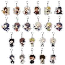 bandai Accesorio de anime Llavero acrílico de anime - Bungou Stray Dogs Lindo colgante de estilo Y2K de dibujos animados, adecuado para bolsos y llaves, regalo perfecto para fans, accesorios de cosplay, llavero de coche, bolso, mochila, pequeña joya, accesorios, regalos creativos, regalos de estudiante, accesorios de coche, colgante de bolso, accesorios escolares