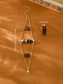 Neues Damen-Armband, Ring und Schmuckset mit Boho-Stil und "Crush"-Serie, geeignet für täglichen Gebrauch und als Urlaubsgeschenk