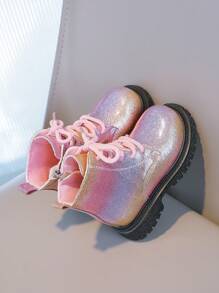 Kinder Herbst/Winter neue Mode Stiefel, Mädchen Prinzessinnen Stil vielseitige Knöchelstiefel geeignet für Mädchen Spielzeit, Fotoshootings, Ausgehen