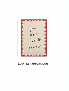 One "You Are Deeply Loved" Baby Room Wall Decoration, A Frameless Print Of Gentle Parenting Affirmations, Suitable For Family Room Decoration, Newborn Gift, And Cozy Home Decor (Positive Parenting Wall Art). - Multicolor - View 11