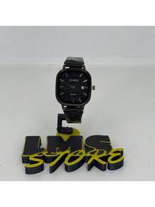 Men's Retro Vintage Classic Square Silver/Blue Watch - MSC ĐEN - Xem 4