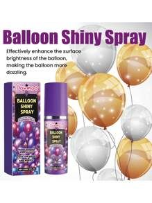 Spray lucido per palloncini che migliora l'atmosfera del palloncino e ha un effetto duraturo, creando uno spray ad alta lucentezza con effetto texturizzato. Questo spray lucido per palloncini migliora la brillantezza del palloncino e l'effetto è di lunga durata, creando un'atmosfera di spray ad alta lucentezza, un regalo ideale per la Festa del Papà.