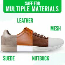 Rockin'Green Shoe Cleaning Kit Shoe Cleaner Sneakers Solution With Brush Included Sneaker Cleaner Kit Safe For Mesh Nubuck Leather Suede Deep Refresh Care Kit 8.8fl Oz - 如圖 - 查看 3