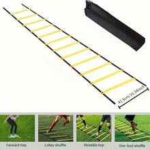 1pc Agility Ladder Speed Training Equipment, Suitable For Football Training, Footwork, Coordination And Explosiveness, Applicable For Field, Sand, Home Workout And Gym