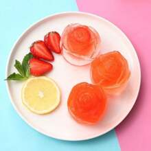 1 pièce Nouveau moule à glaçons en forme de fleur de rose à succès, moule à glaçons ménager en silicone, moule à crème glacée, cola, café, whisky créatif, convient pour les vacances, la rentrée, Thanksgiving, Halloween