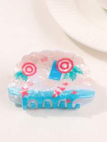 1 件 7.1 厘米女士优雅发夹 - 沙滩发饰、居家旅行礼品、休闲正式两用发夹、时尚发饰、精湛工艺装饰品、完美礼物之选时尚发饰优雅发夹女士爪夹 - 彩色 - 查看 8