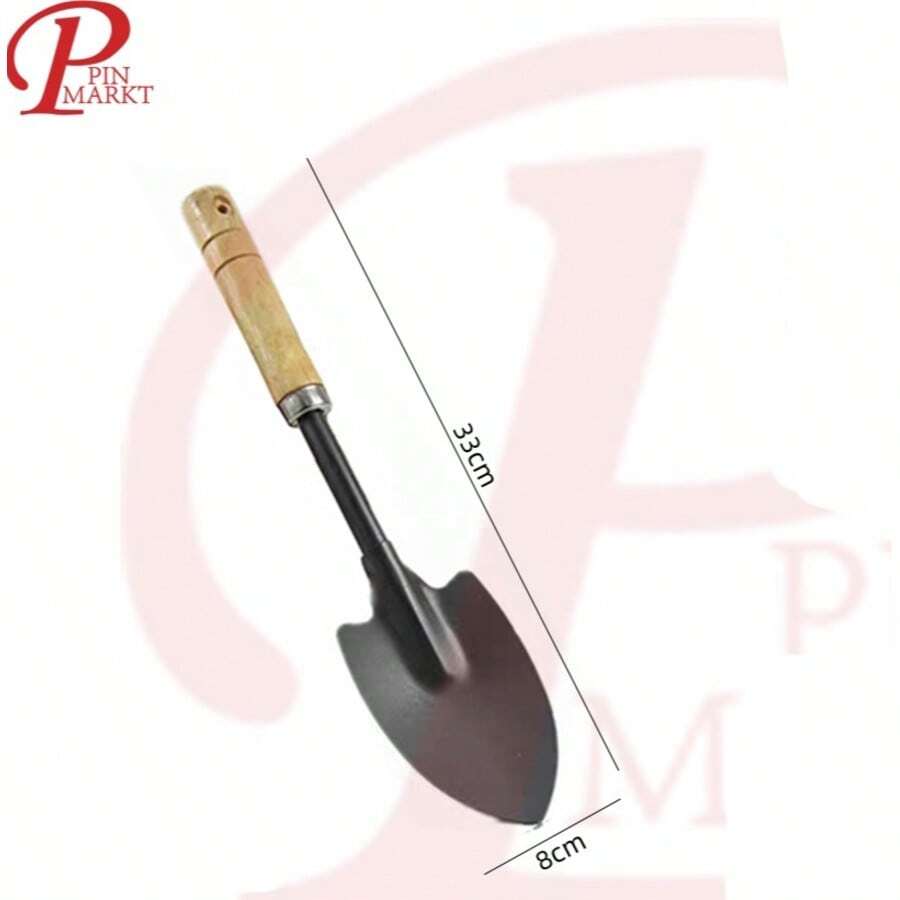 Portable Gardening Tools Micro Landscaping Rake Non-Slip Wood And Transplanting - 04565 - View 1