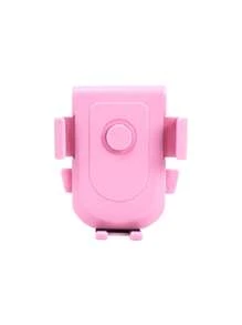 1PC Stroller Phone Holder, Shopping Cart Phone Holder - Fit On Handlebars - One-Hand Operation To Put On/Take Off Phone - 360 Degree Rotation - For All Phone Types For Stroller, Bike, Wheelchair, Walker, Scooter