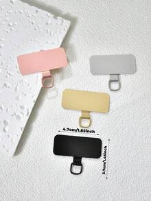 1 件超薄金属手机握把、手机挂绳连接器、防摔防丢手机挂件、固定垫 - 彩色 - 查看 5