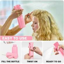 6pcs/1pc Continuous Hair Plant Mister Spray Bottle Fine Empty Small Mist Spray Bottles Mist Sprayer Water Alcohol Cleaning Spray Mist Bottle For Curly Hair Styling Products,Plants