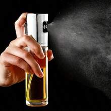 1PC Customized Home Kitchen Oil Spray Bottle, Glass Oil Sprayer, Soy Sauce Vinegar Sprayer, Glass Oil Spray Bottle, Kitchen Press Spray Bottle, Fitness Kitchen Oil Spray, Edible Oil Olive Oil Spray Bottle Atomization