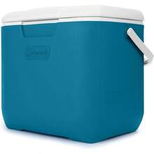 Chiller 30qt Insulated Portable Cooler With Ice Retention And Large Carry Handle Made In USA - Blue-Ocean - View 2