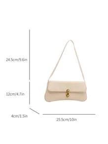 Bolso bandolera de PU sencillo y casual. Adecuado para compras, cartera, estudiantes, mujeres jóvenes, mujeres de oficina. Perfecto para la oficina, la universidad, el trabajo, los negocios, los traslados, las actividades al aire libre, los viajes y los picnics.