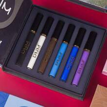 Colored Colorful Waterproof Blue Mascara For Eyelashes Set, White Black Brown Purple Long Lasting Charming Voluminous Cruelty Vegan Eye Makeup (6 Colors) - C-1Pc 03#gold - 查看 11