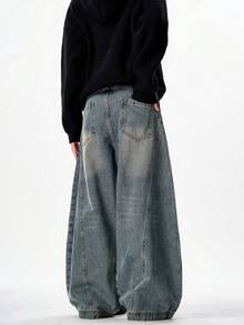 Men Pants - Light Blue - View 2