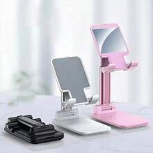 Soporte de teléfono plegable y telescópico talla grande vendido, soporte portátil para tableta y difusión en vivo, artículo de regalo compatible con iPhone, teléfono Android, regalo de cumpleaños, familia, amigos, accesorios de teléfono