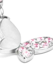 1 Paar hochwertige 925er Sterlingsilber Mikro-eingelegte Diamant Schmetterling Ohrringe, elegante chice Zirkonia Creolen, geeignet für Party, Geschenkgeben, täglichen Tragen, mit dekorativer Geschenkbox, Valentinstag Geschenk