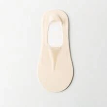 4双装女士夏季薄款隐形袜，纯色冰丝防滑低帮袜，适合夏季穿着（不含硬纸板） - 彩色 - 查看 13
