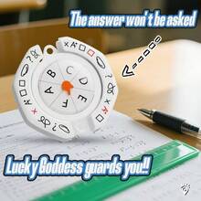 决策疲劳？旋转命运之轮工具，学生创意礼物，优柔寡断的决策旋转玩具 - 彩色 - 查看 6