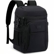 Cooler Backpack 35 42 Cans Backpack Coolers Insulated Leak Proof For Men Women Waterproof Soft Sided Lunch Camping Beach Travel Ice Chest Backpack Cooler Bag - Black - View 1