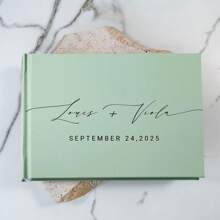 Livre d'or de mariage personnalisé blanc, livre d'or de mariage rose, livre d'or vert sauge, livre d'or personnalisé, livre d'or pour réception de fiançailles, livre d'anniversaire de mariage, cadeau de shower de mariée, activités artistiques pour enfants