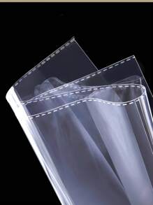 100pcs, OPP Transparent Dust-Proof Plastic Self Adhesive Bags ,Over Ten Sizes To Choose From And Use For Small Accessories, Baking, Keychains, Pendants, Cards, Holiday Gift Packaging Supplies, Transparent Storage Bags, Packaging Bags