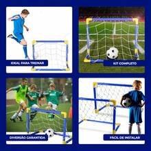 Mini Goal Kit, Football Goal Post, Net And Ball Toys For Boys - Kit 1 - 查看 3