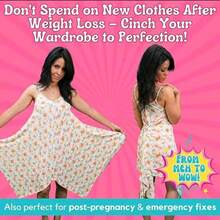 2Pcs Angel-Themed Dress Clip -Non-Slip, Invisible Waist & Back Adjustable, PerfectFit For Dresses, Skirts, Shirts And Shawls