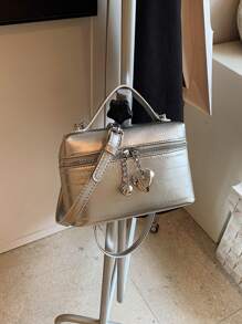 Minimalist Luxury Women's Shoulder Bag, Crossbody Bag, Insta-Famous Small Square Bag, Box Bag, Simple Yet Versatile Design, New Ladies Handbag, Fashionable, Elegant, Simple, Personalized, Versatile, Classic, For Commute, Office, Date, Daily, Shopping, Afternoon Tea