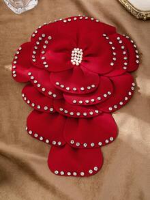 1pc Women's Versatile Multi-Layer Fabric Beaded Fashion Brooch/Shoulder Decor, Suitable For Daily, Party, Celebration, Vacation Wear, Summer New Arrival - Flower Shoulder Ornament - View 13