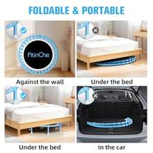 40 Fitness Mini Trampoline With Adjustable Handle Bar 330lbs Foldable Bungee Rebounder For Adults And Stable Quiet Exercise Rebounder Indoor Workout SH PO - בול - ראה 6