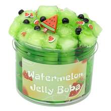 70/300ml Large Crunchy Crystal Slime Kit - Watermelon Grape Peach Strawberry Bottle Premade Slime Pack Set Non-Sticky Jelly Cube Slime Party Favor Birthday Gifts - Multicolor - View 9