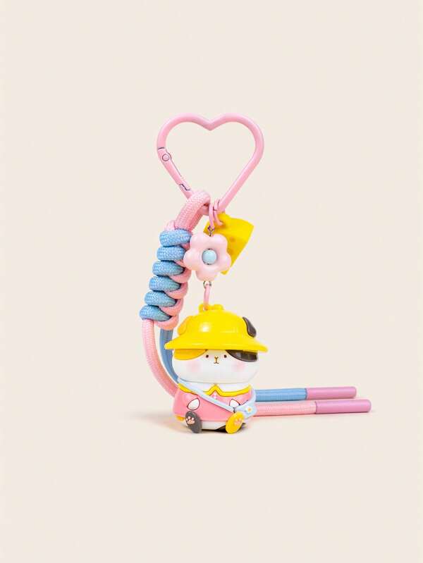 1pc Original Kindergarten Hamster Mini Keychain Pendant Cute Backpack Charm Creative Gift Holiday Essentials Backpack Decor