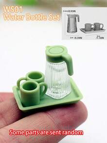 1 Stück Mini simulierter Winkelschleifer, Verpackungsmaschine, Teekanne, Teebrett, Sofa, kreatives Jugendspielzeug für Milchtee-Shop, Kaffee-Shop, 1:12 Skala Mini-Deko, Kulissenrequisiten, Urlaubsgeschenk, zufällige Farbe