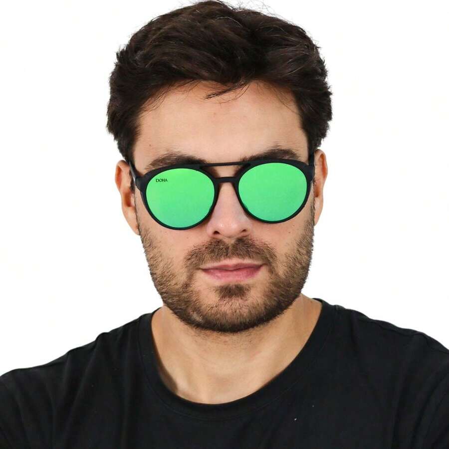 Boss Doha Men's Steampunk Sunglasses - Multicolor - View 1