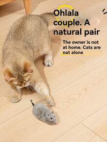 1个猫咪玩偶，毛绒老鼠玩偶，模拟猫咪自娱自乐，缓解无聊，消除猫咪的寂寞，猫咪宠物用品 - 彩色 - 查看 7