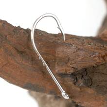 600pcs Barbed Long Shank Fishing Hooks With Offset Bent Point For Sea Fishing