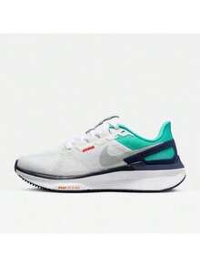 Nike Nuevas zapatillas de running para mujer, AIR ZOOM STRUCTURE 25, zapatillas de fitness para exteriores, zapatillas casuales, carreras de larga distancia, estabilidad, amortiguación, carreras en carretera. - Blanco - Ver 5