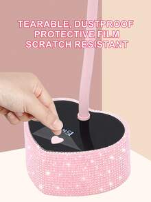 带智能传感器的 UV LED 美甲灯、便携式可充电迷你免提 UV 灯、可旋转无绳美甲烘干机、速干凝胶指甲油固化灯、鹅颈发光固化灯，适合家庭和沙龙使用 - 彩色 - 查看 3